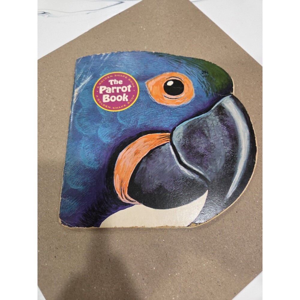 The Parrot Book - Parrots and Other Exotic Birds a Golden Shape Book, 1965 B17